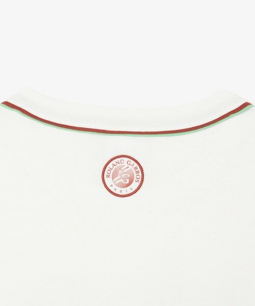 LACOSTE / ラコステ Tシャツ | クロップド丈 ローラン・ギャロスコラボ グラフィックプリント 半袖Tシャツ | 詳細6