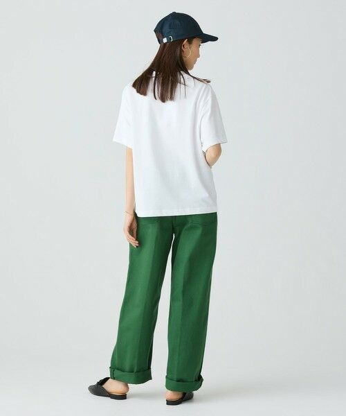 ラコステ Tシャツ レディース TF9595 ワニロゴプリーツオーバーサイズフィットティーシャツ 半袖 丸首 ロゴ 刺繍 ワッペン ワンポイント キレイめ シンプル ワニ ワニロゴプリーツオーバーサイズフィットTシャツ TF9595
