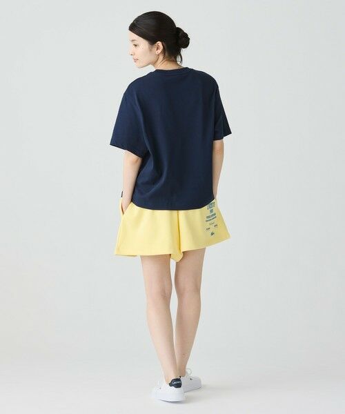 LACOSTE / ラコステ Tシャツ | ワニロゴプリーツオーバーサイズフィットTシャツ | 詳細15