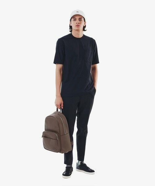 LACOSTE / ラコステ Tシャツ | ワンポイントロゴ オーバーサイズ ポケット半袖Tシャツ 透け防止 速乾 ストレッチ | 詳細7