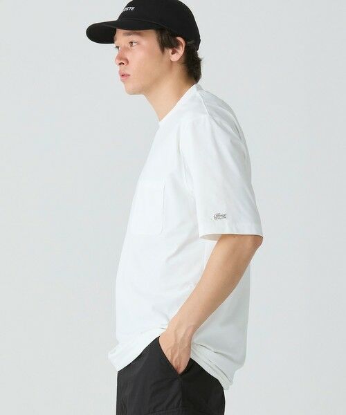 すぐ届く！◇Lacoste◇ シンプル ロゴ 半袖Tシャツ 国内発送 LACOSTE ラコステ 半袖Tシャツ メンズ COTTON JERSEY SIGN PRINT