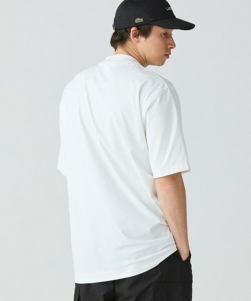 【Lacoste】半袖 ロゴ ピケ Tシャツ ホワイト / 送料無料 ラコステ LACOSTE ヘビーウェイトブランドネームロゴTシャツ
