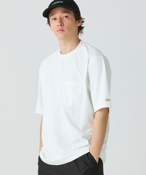 LACOSTE/ラコステ 速乾ストレッチポケットTシャツ ホワイト 5(日本サイズXL) LACOSTE/ラコステ 速乾ストレッチポケットTシャツ ホワイト 5(日本サイズXL)