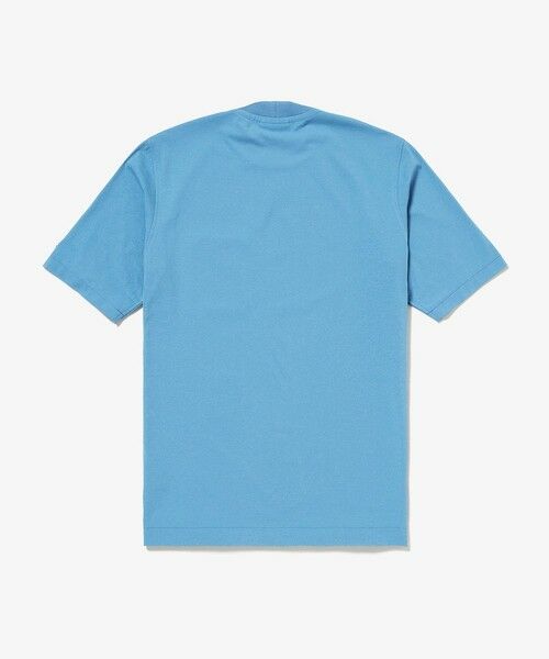 LACOSTE 青 半袖Tシャツ サイズ40 セール】 オーバーサイズ サークルグラフィック半袖Tシャツ （T