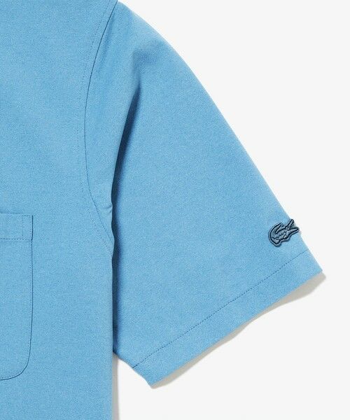 LACOSTE / ラコステ Tシャツ | ワンポイントロゴ オーバーサイズ ポケット半袖Tシャツ 透け防止 速乾 ストレッチ | 詳細20