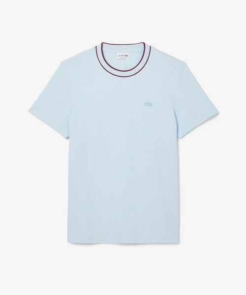 新品 涼しい鹿の子地 シャツ S 長袖 白 ダーバン LACOSTE ラコステ 鹿の子地 ロングスリーブ Tシャツ TH7019-99