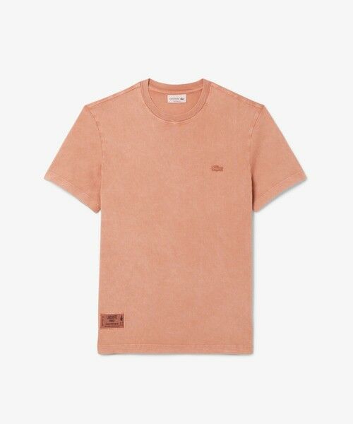 LACOSTE/ラコステ ウォッシュエフェクトTシャツ ブラウン 3(日本サイズM) LACOSTE/ラコステ ウォッシュエフェクトTシャツ ブラウン 3(日本サイズM)