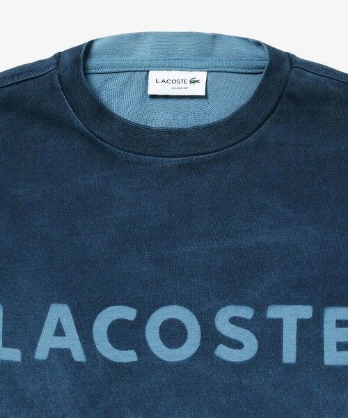 LACOSTE / ラコステ Tシャツ | グラデーション ステンシルブランドネームロゴTシャツ | 詳細2