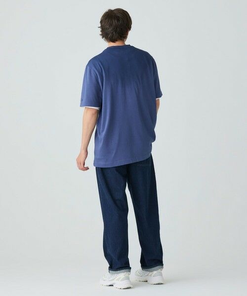 LACOSTE / ラコステ Tシャツ | グラデーション ステンシルブランドネームロゴTシャツ | 詳細10