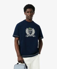 LACOSTE / ラコステ Tシャツ | ハンドステッチ風フレンチグラフィックTシャツ