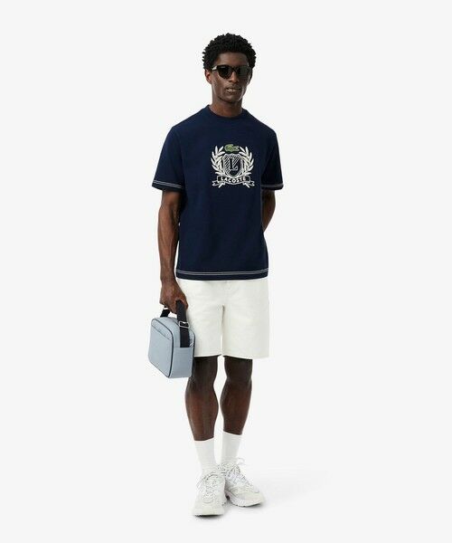 LACOSTE / ラコステ Tシャツ | ハンドステッチ風フレンチグラフィックTシャツ | 詳細10