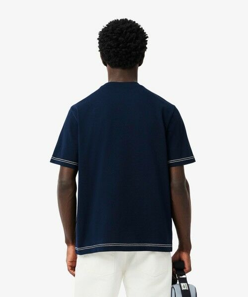 LACOSTE / ラコステ Tシャツ | ハンドステッチ風フレンチグラフィックTシャツ | 詳細7