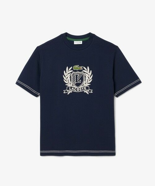 LACOSTE / ラコステ Tシャツ | ハンドステッチ風フレンチグラフィックTシャツ | 詳細8
