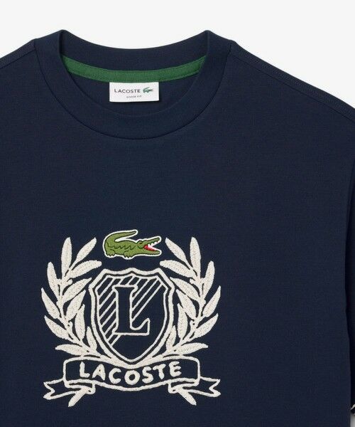LACOSTE / ラコステ Tシャツ | ハンドステッチ風フレンチグラフィックTシャツ | 詳細9