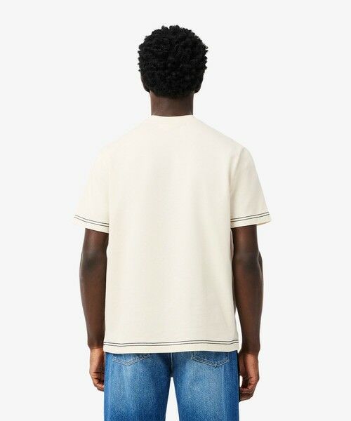 LACOSTE / ラコステ Tシャツ | ハンドステッチ風フレンチグラフィックTシャツ | 詳細12