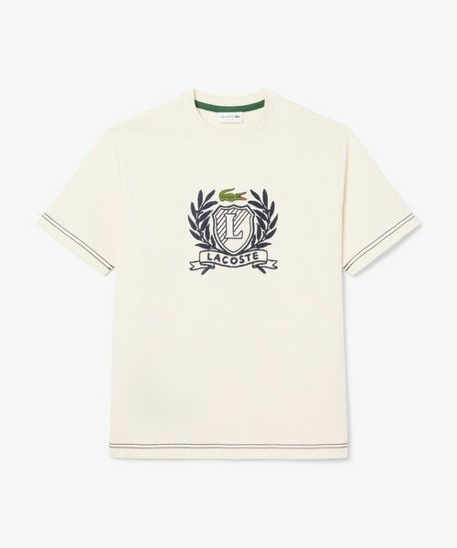 LACOSTE / ラコステ Tシャツ | ハンドステッチ風フレンチグラフィックTシャツ | 詳細13