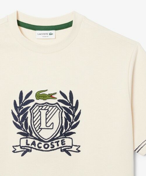 LACOSTE / ラコステ Tシャツ | ハンドステッチ風フレンチグラフィックTシャツ | 詳細14