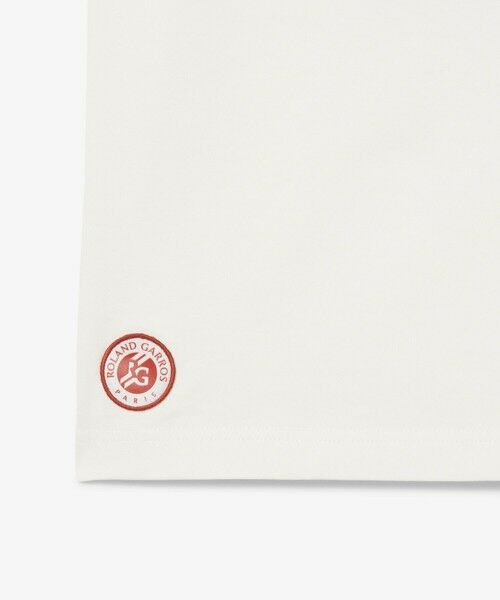 LACOSTE / ラコステ Tシャツ | ローラン・ギャロスコラボ 配色ライン バックプリントTシャツ | 詳細7