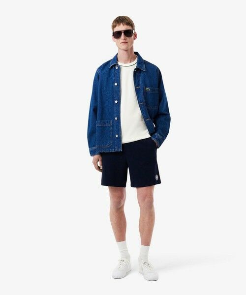 LACOSTE / ラコステ Tシャツ | ローラン・ギャロスコラボ 配色ライン バックプリントTシャツ | 詳細8