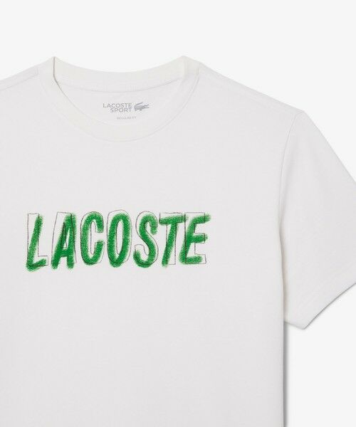 LACOSTE / ラコステ Tシャツ | レイヤードネームウルトラドライTシャツ | 詳細4