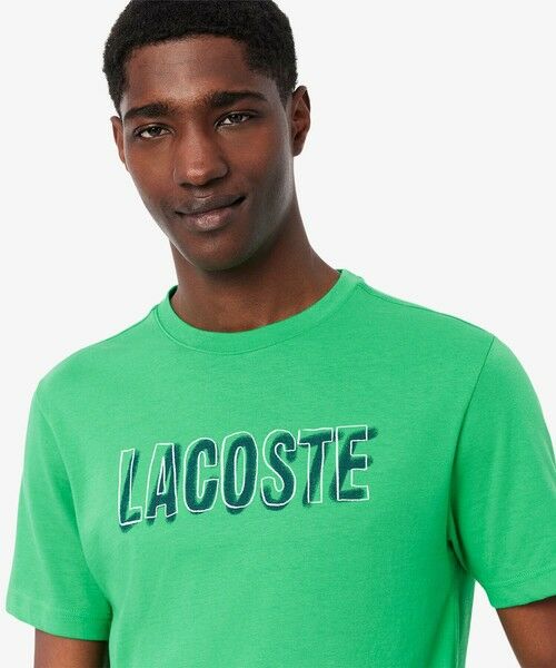 LACOSTE / ラコステ Tシャツ | レイヤードネームウルトラドライTシャツ | 詳細13