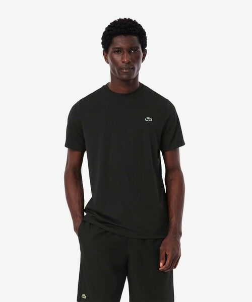 LACOSTE/ラコステ ウルトラドライワンポイントTシャツ ブラック 6(日本サイズXXL) LACOSTE/ラコステ ウルトラドライワンポイントTシャツ ブラック 6(日本サイズXXL)