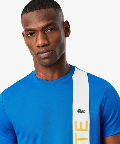 LACOSTE / ラコステ Tシャツ | アシンメトリーデザインウルトラドライ鹿の子Tシャツ | 詳細1