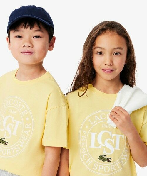 LACOSTE / ラコステ Tシャツ | サークルグラフィックキッズTシャツ | 詳細1