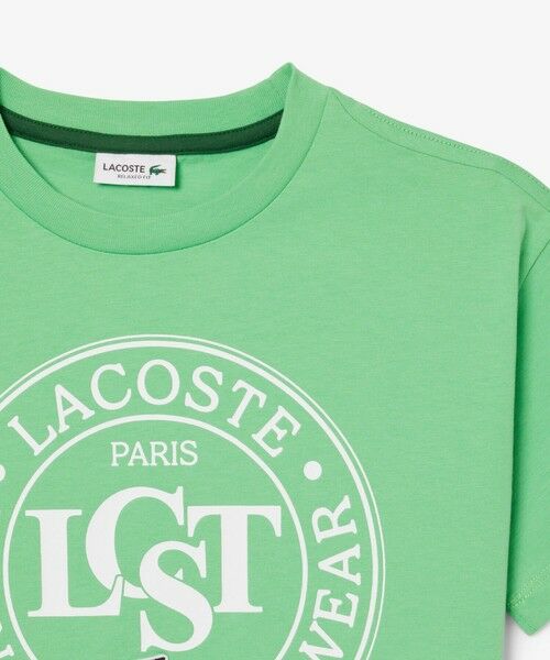LACOSTE / ラコステ Tシャツ | サークルグラフィックキッズTシャツ | 詳細11