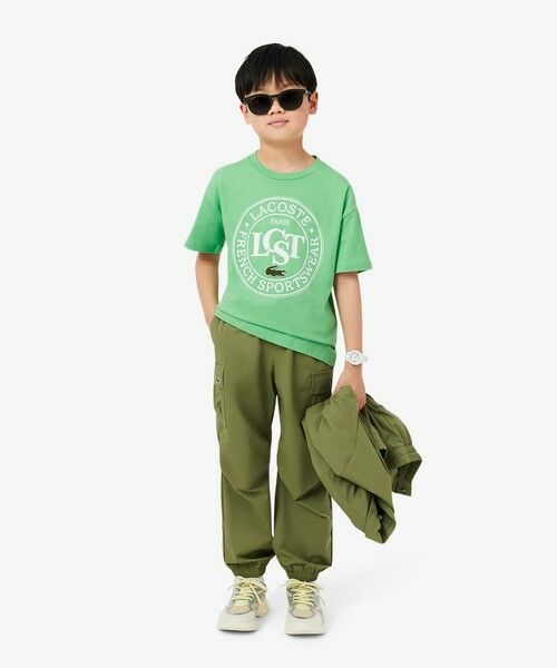 LACOSTE / ラコステ Tシャツ | サークルグラフィックキッズTシャツ | 詳細13
