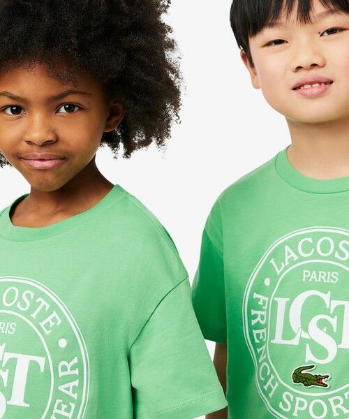 LACOSTE / ラコステ Tシャツ | サークルグラフィックキッズTシャツ | 詳細7