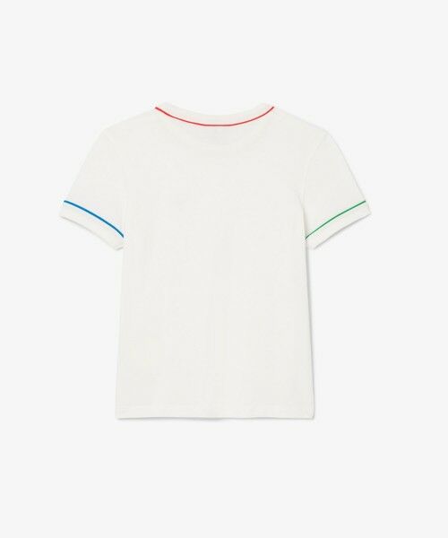 LACOSTE / ラコステ Tシャツ | クレイジーカラーパイピングキッズTシャツ | 詳細4