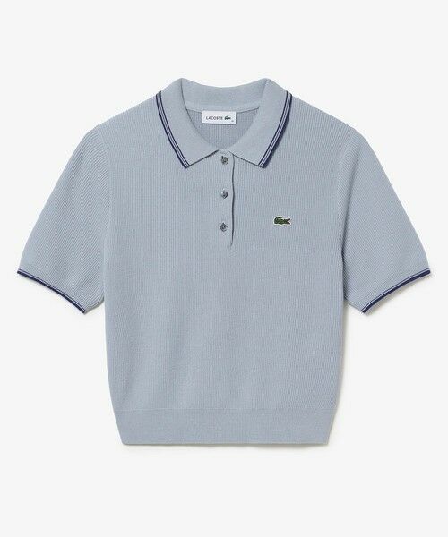 LACOSTE / ラコステ ポロシャツ | 配色ライン コンパクトニットポロシャツ | 詳細18