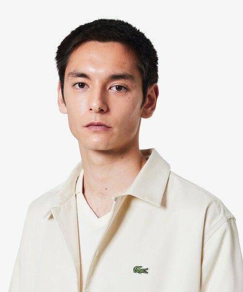 LACOSTE / ラコステ シャツ・ブラウス | シルクブレンドオープンカラーシャツ | 詳細14