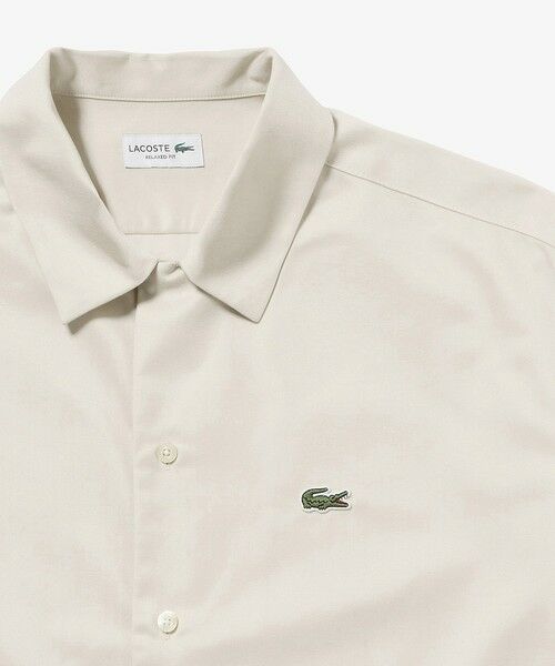 LACOSTE / ラコステ シャツ・ブラウス | シルクブレンドオープンカラーシャツ | 詳細19