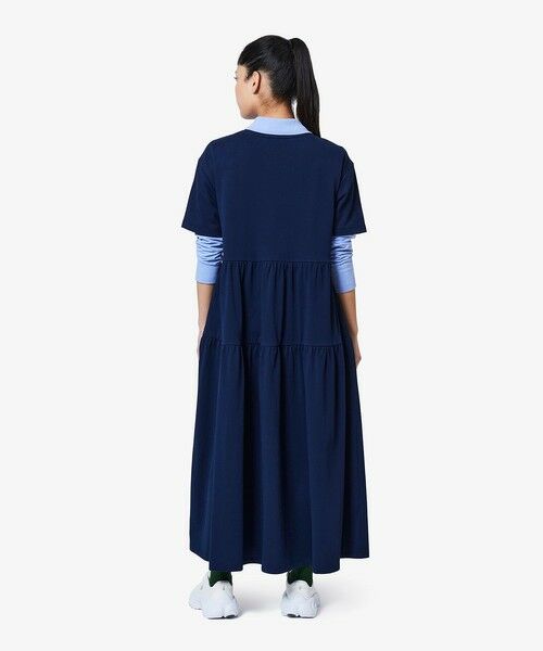 ラコステ　ワンピース 新品未使用 LACOSTE ラコステ ワンピース 鹿の子地シャツドレス EF7923-99