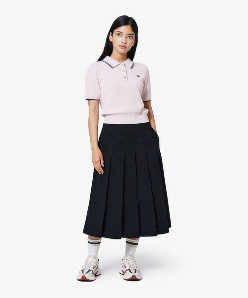 ミディプリーツスカート （ミニ・ひざ丈スカート）｜LACOSTE