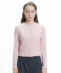 LACOSTE / ラコステ カーディガン・ボレロ | ショート丈 リブジャージカーディガン