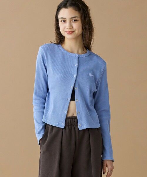LACOSTE / ラコステ カーディガン・ボレロ | リブジャージカーディガン | 詳細8