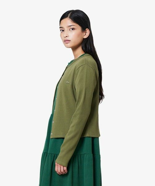 LACOSTE / ラコステ カーディガン・ボレロ | ショート丈 リブジャージカーディガン | 詳細17