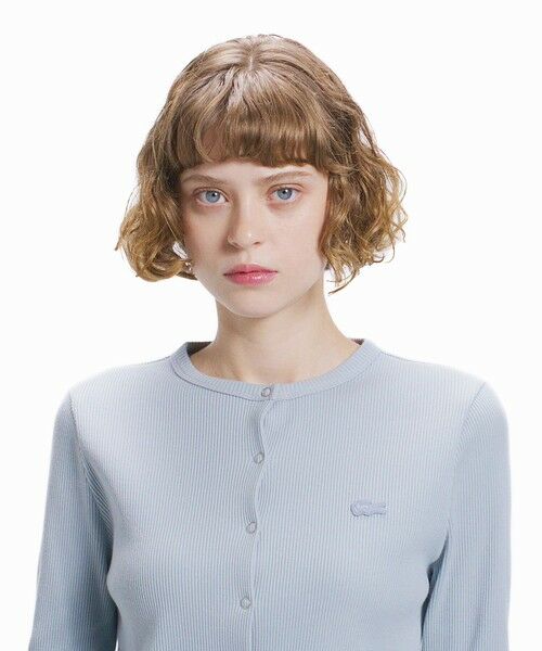 LACOSTE / ラコステ カーディガン・ボレロ | ショート丈 リブジャージカーディガン | 詳細24