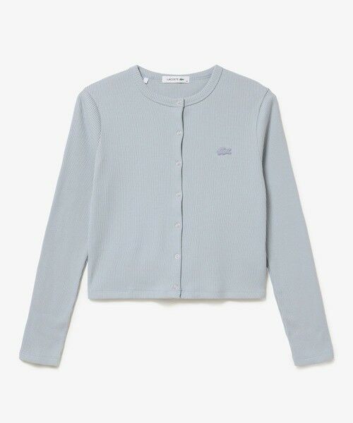 LACOSTE / ラコステ カーディガン・ボレロ | ショート丈 リブジャージカーディガン | 詳細25