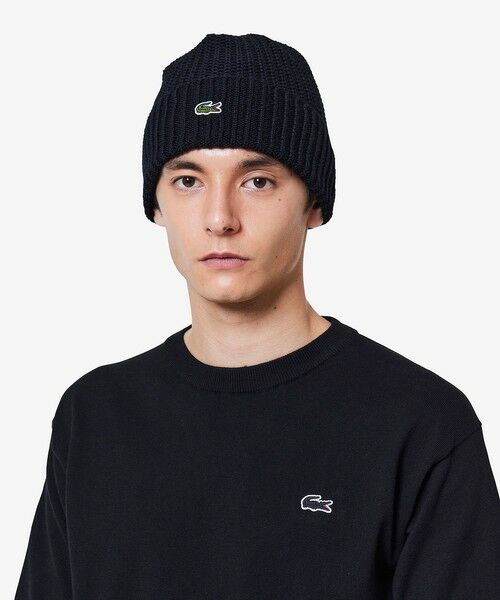 LACOSTE / ラコステ Tシャツ | 3色混合メランジェニットTシャツ | 詳細2