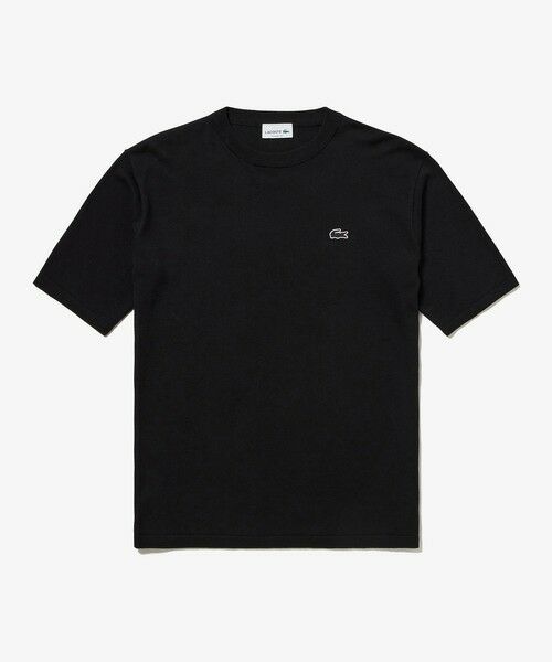 LACOSTE / ラコステ Tシャツ | 3色混合メランジェニットTシャツ | 詳細3