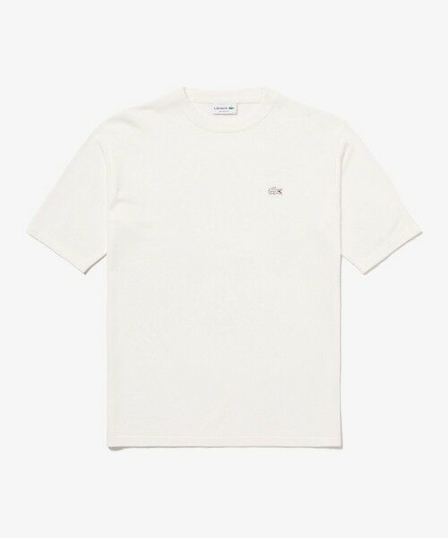 LACOSTE / ラコステ Tシャツ | 3色混合メランジェニットTシャツ | 詳細13