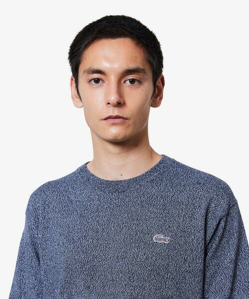 LACOSTE / ラコステ Tシャツ | 3色混合メランジェニットTシャツ | 詳細17