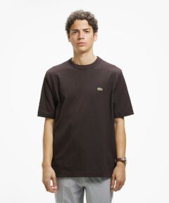 L.12.12アレンジ ガゼット付き鹿の子地 半袖Tシャツ