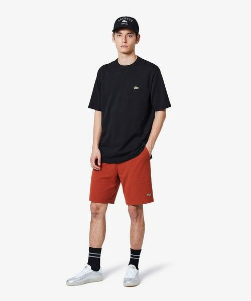 LACOSTE / ラコステ Tシャツ | L.12.12アレンジ ガゼット付き鹿の子地Tシャツ | 詳細5