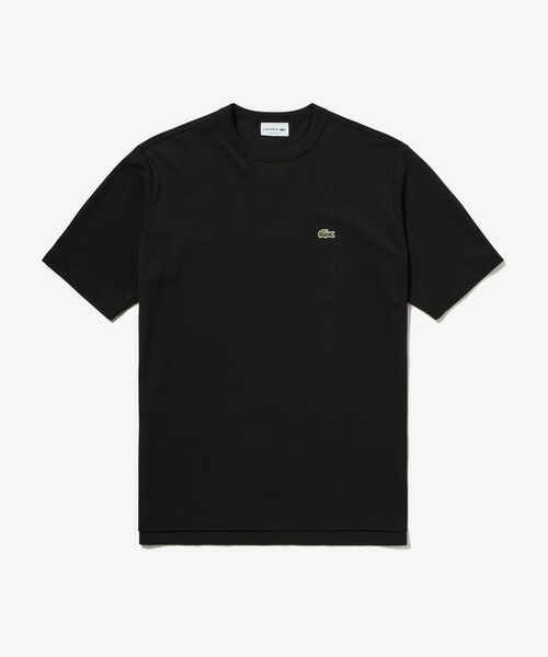 美品LACOSTE ラコステ ポロシャツ Tシャツ 3 M相当 黒ブラック 鹿子 00s LACOSTEラコステ ワンポイント コットン 鹿の子 長袖