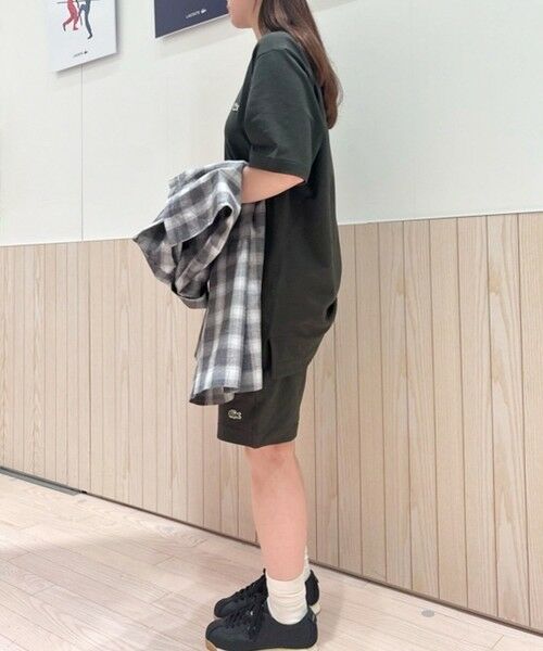 LACOSTE / ラコステ Tシャツ | L.12.12アレンジ ガゼット付き鹿の子地Tシャツ | 詳細10